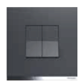 Unica Pure - Metal Rhodium Black