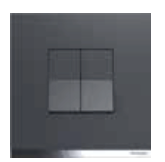 Unica Pure - Volcanic Grey Plastic Surround